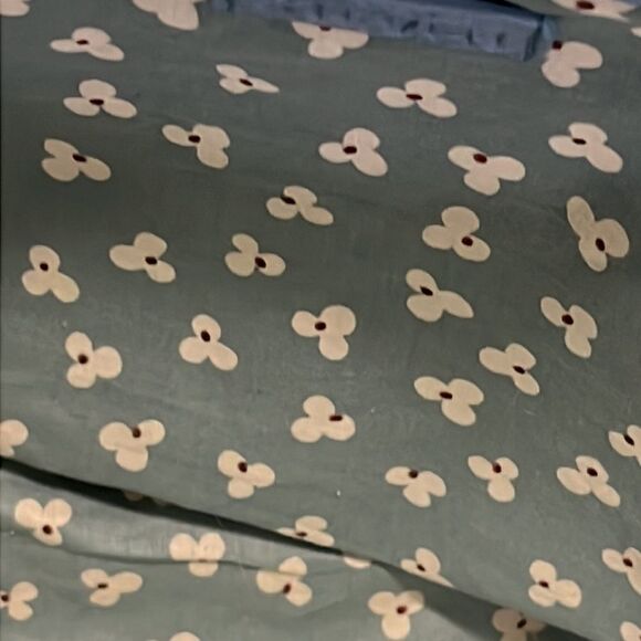 Steven by Steve Madden Blue Basketweave Shoulder Purse w/ Hanging Tassels- large - Picture 14 of 16